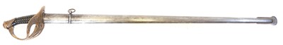 Lot 198 - Modern replica of a 1896 French Cavalry officers sword and scabbard