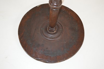Lot 345 - George III Oak Tripod Wine Table