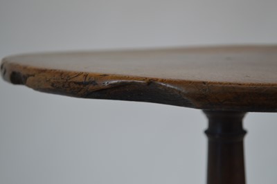 Lot 345 - George III Oak Tripod Wine Table