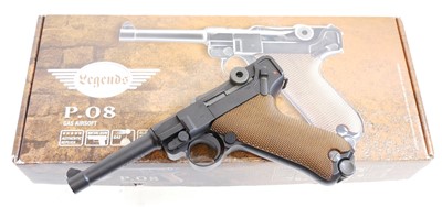 Lot 146 - Umarex Legends PO8 Luger air soft pistol UKRA MEMBERSHIP REQUIRED