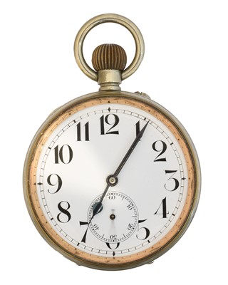 Lot 190 - A goliath pocket watch