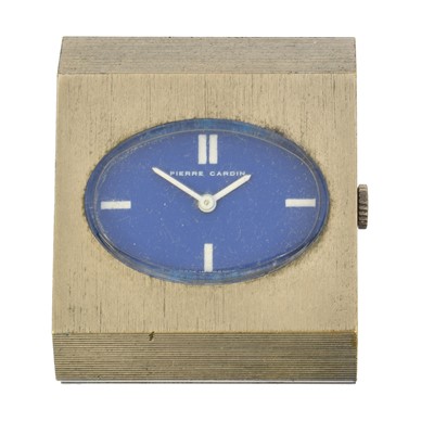 Lot 174 - A rare 1970s Jaeger for Pierre Cardin stainless steel Espace wristwatch