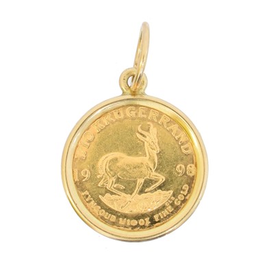 Lot 90 - A 1/10 Krugerand