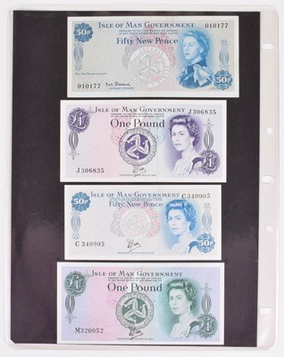 Lot 136 - Six Isle of Man high-grade banknotes (6).