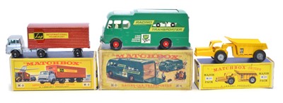 Lot 78 - Three Lesney Matchbox Major Pack vehicles