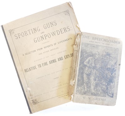 Lot 337 - Sporting Guns and Gunpowder and one other volume