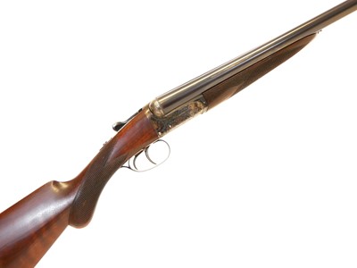 Lot 496 - Webley 700 12 bore side by side shotgun LICENCE REQUIRED