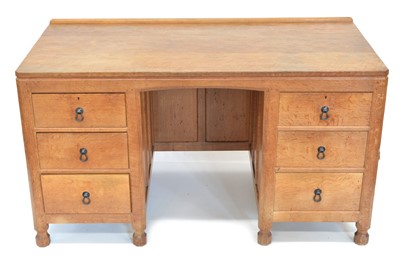 Lot 71 - Mouseman Kneehole Desk