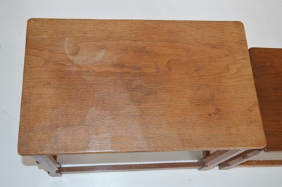 Lot 69 - Mouseman Nest of Tables