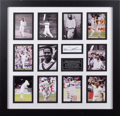 Lot 74 - World Cricket Legends Presentation