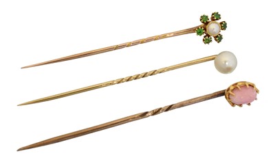 Lot 44 - Three stickpins