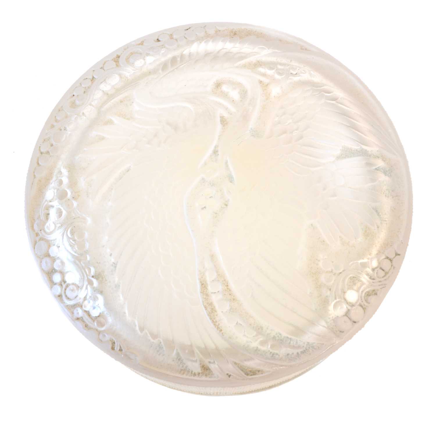 Lot 13 - Lalique Powder Box & Cover