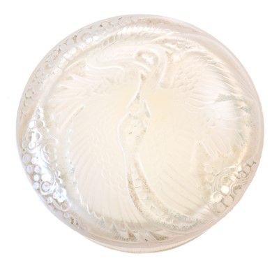 Lot 13 - Lalique Powder Box & Cover