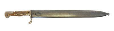 Lot 277 - German Mauser S.98/05 butcher bayonet and scabbard.