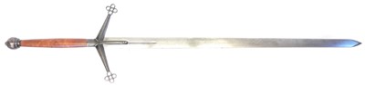 Lot 193 - Replica of a Scottish Claymore two handed sword