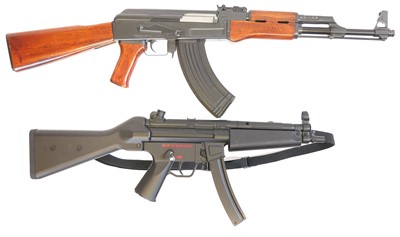 Lot 152 - Airsoft BB AK47 and H&K UKARA REGISTRATION REQUIRED