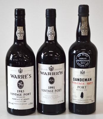 Lot 66 - 3 bottles Mixed Lot of Vintage Port