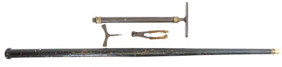 Lot 74 - 19th century 140 bore air cane