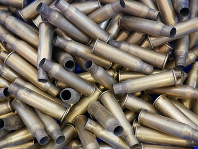Lot 597 - Collection of 7.62x54R Mosin Nagant brass cases