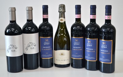 Lot 25 - 7 bottles Mixed Lot very fine Chianti Classico, Jumilla and Pelorus Brut