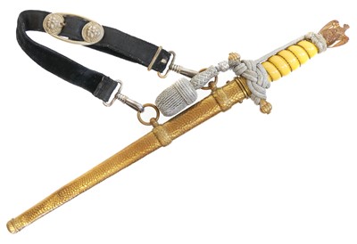 Lot 248 - German Third Reich Navy dagger and scabbard