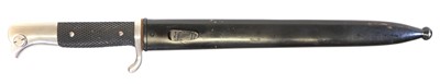 Lot 252 - German dress bayonet and scabbard
