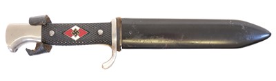 Lot 254 - German Third Reich Hitler Youth knife and scabbard