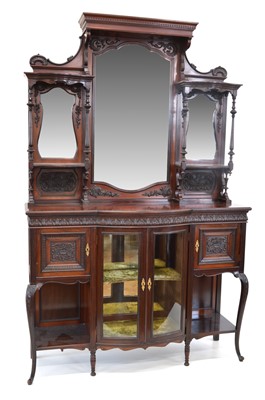 Lot 354 - Edwardian Mahogany Art Nouveau Style Sideboard
