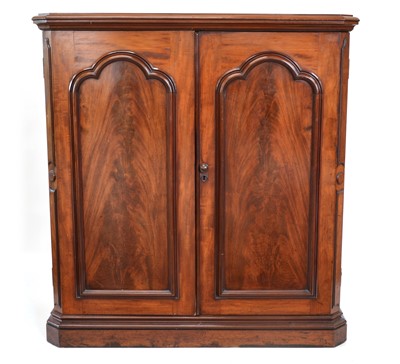 Lot 297 - Victorian Mahogany Linen Press