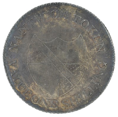Lot 135 - Cheshire, Nantwich silver Shilling Token, 1811.