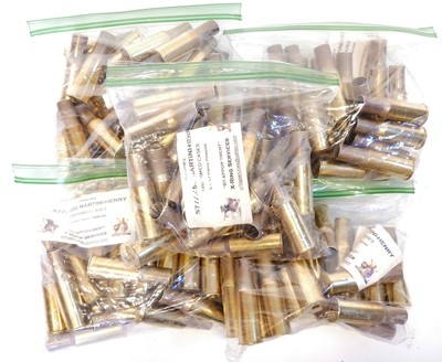 Lot 584 - 125 x 577/450 brass cases reformed from 24 gauge brass