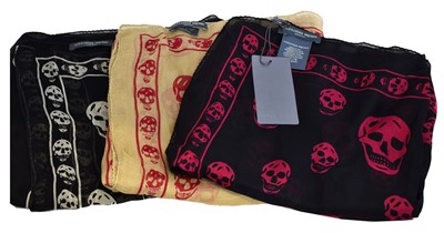 Lot 269 - Three Alexander McQueen silk scarves