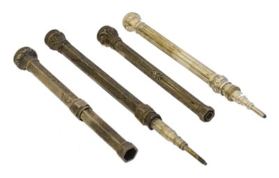 Lot 150 - Four Victorian mechanical pencils