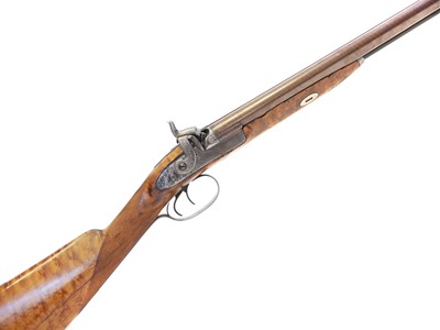 Lot 102 - Double barrel shotgun signed D. Egg