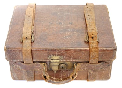 Lot 529 - Leather cartridge magazine