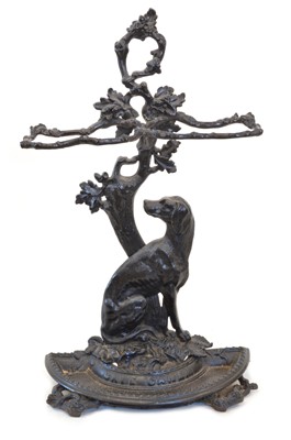 Lot 260 - Victorian Cast Iron Stick Stand