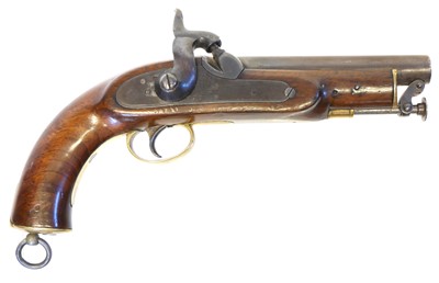 Lot 34 - Percussion coast guard pistol