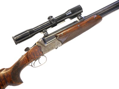 Lot 256 - Franz Sodia of Ferlach combination rifle with spare barrels LICENCE REQUIRED