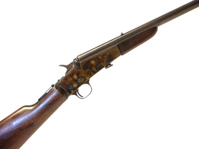 Lot 406 - Remington No.6 .22 falling block rifle LICENCE REQUIRED