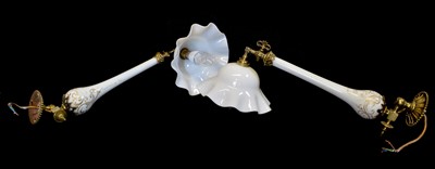 Lot 248 - Pair of Early 20th Century Adjustable Wall Lights