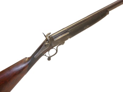 Lot 104 - Thomas Turner 8 bore single barrel shotgun