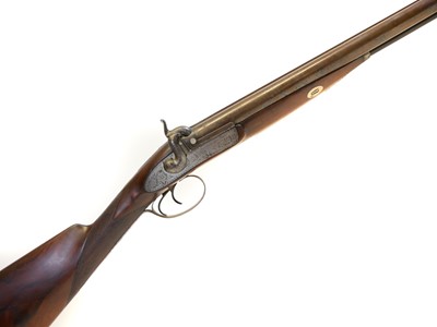Lot 111 - John Manton percussion double barrel shotgun