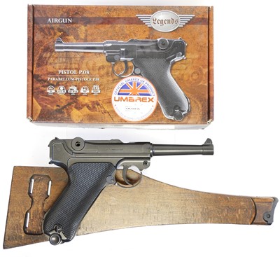 Lot 151 - Umarex Legends Luger P 08 Co2 .177 4,5mm BB air pistol