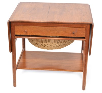 Lot 75 - Danish model 'AT-33' Teak Sewing Table