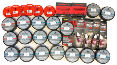 Lot 524 - Air gun pellets, CO2 capsules etc