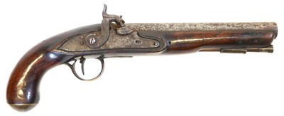 Lot 23 - Percussion 10 bore holster pistol