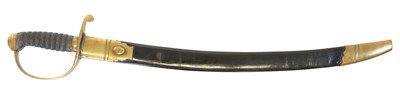 Lot 192 - Victorian police constabulary short sword and scabbard