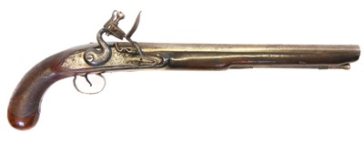 Lot 30 - Composed flintlock pistol