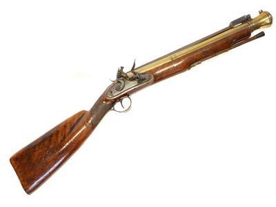 Lot 97 - Flintlock blunderbuss by Beckwith of London