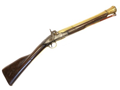 Lot 101 - Percussion blunderbuss